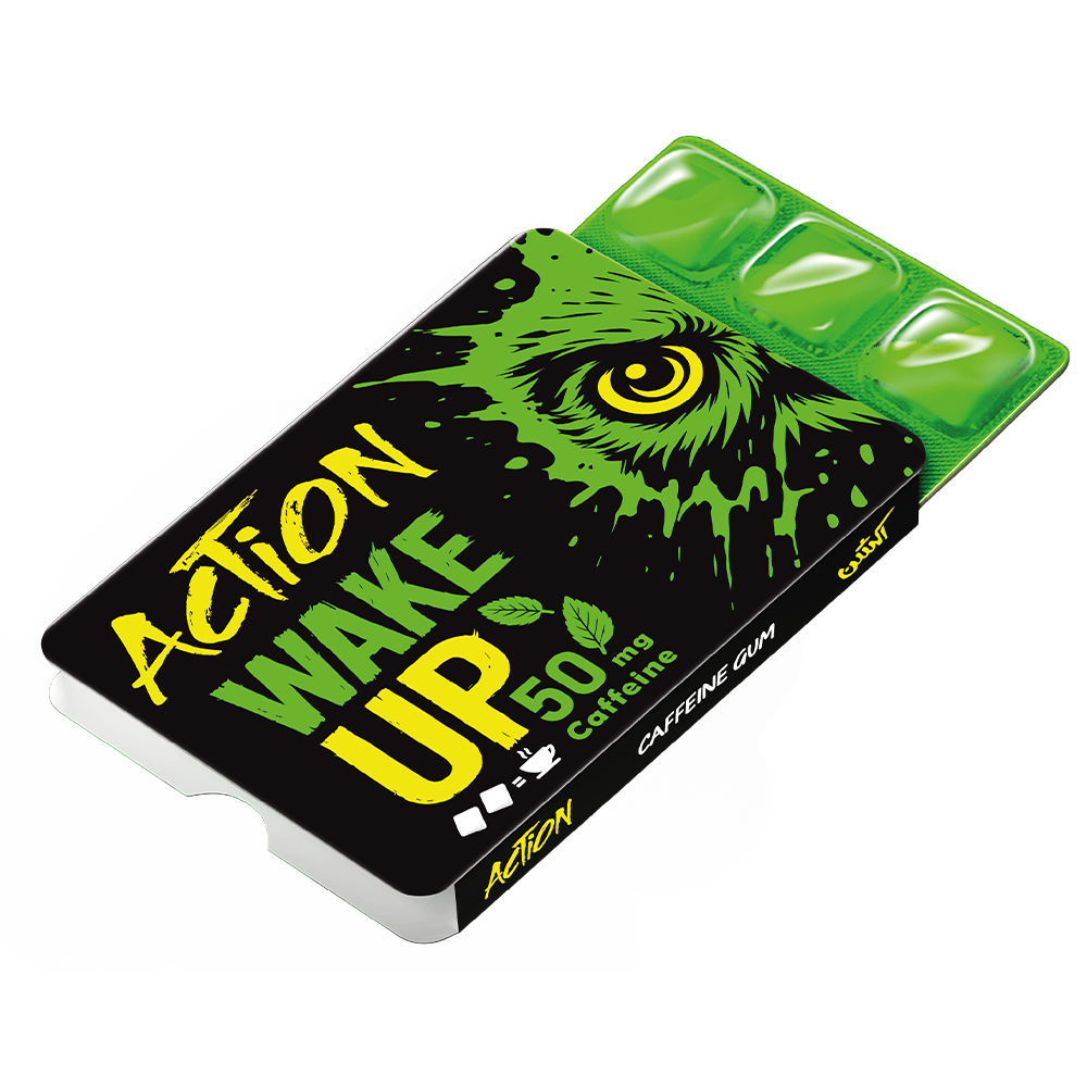 Action wake up gum