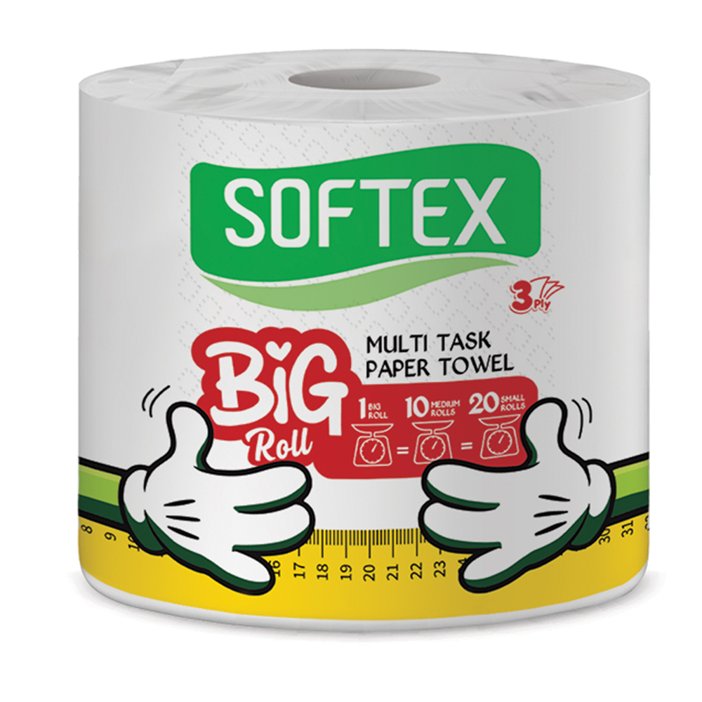 دستمال حوله‌ای بیگ رول سافتکس